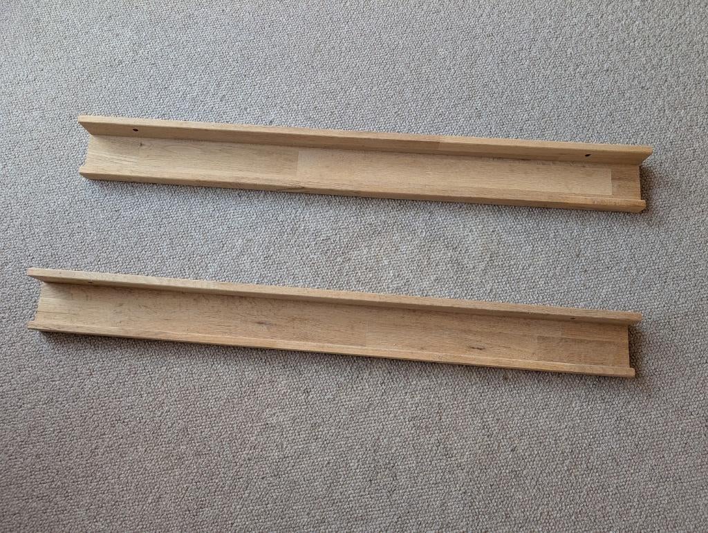 Set van 2 stuks fotolijstplanken VT Wonen 100cm, Huis en Inrichting, Woonaccessoires | Wandplanken en Boekenplanken, Ophalen, Zo goed als nieuw