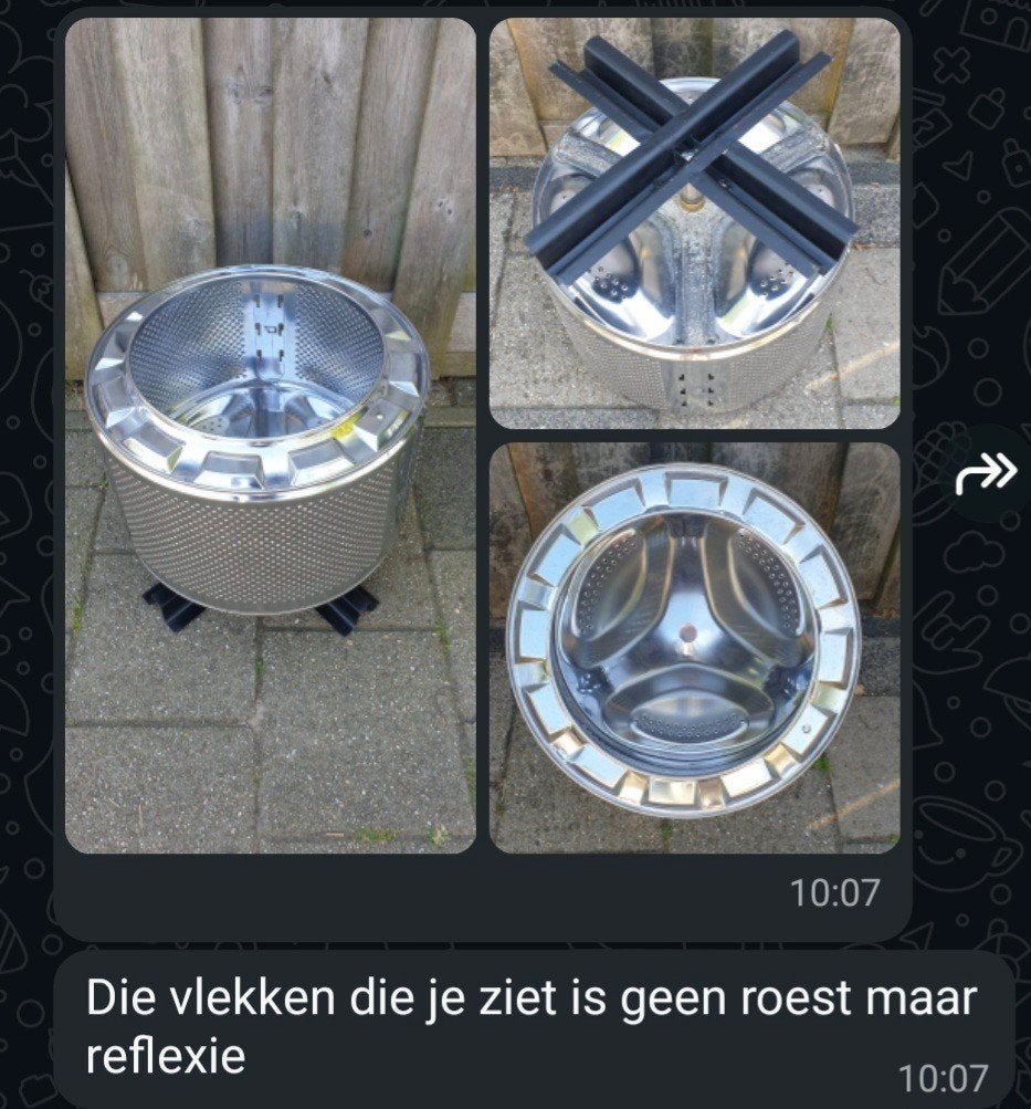 Vuurkorf, Verzenden