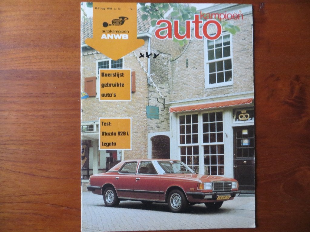 Autokampioen 33 1980 test: Mazda 929 L Legato aut., VW 1981, Ophalen of Verzenden, Zo goed als nieuw, Mazda