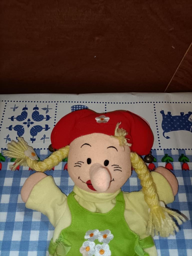 Kabouter Kwebbel handpop 25 cm groot, Kinderen en Baby's, Speelgoed | Knuffels en Pluche, Ophalen of Verzenden, Zo goed als nieuw