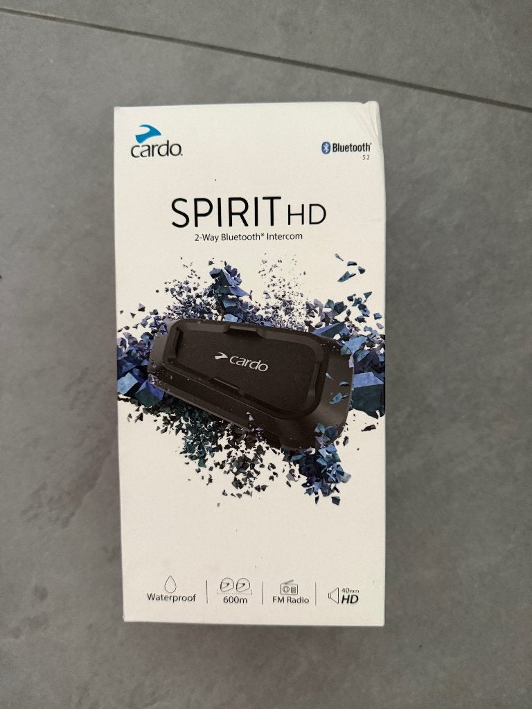 Cardo Spirit HD, Motoren, Ophalen, Zo goed als nieuw
