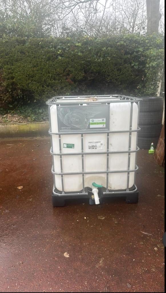 Gratis nieuwe IBC 1000 liter, Tuin en Terras, Regentonnen, 150 liter of meer, Ophalen, Nieuw, Kunststof