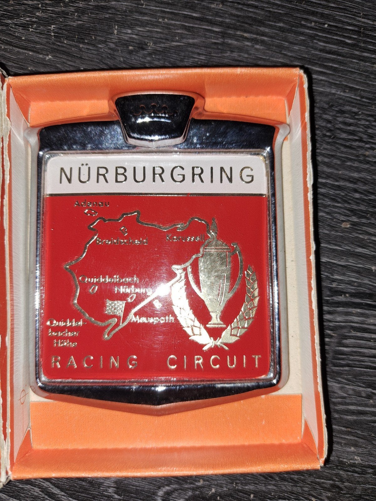 Nürburgring Racing Circuit Auto Badge - Vintage, Ophalen of Verzenden, Zo goed als nieuw