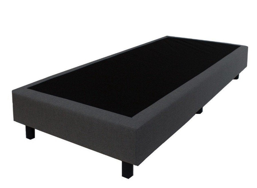 1 persoons boxspring bed zwart + matras, Ophalen