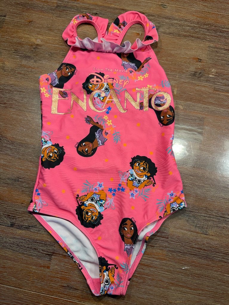 Encanto Disney Badpak 122, Ophalen of Verzenden, Zo goed als nieuw, Meisje, Sport- of Zwemkleding