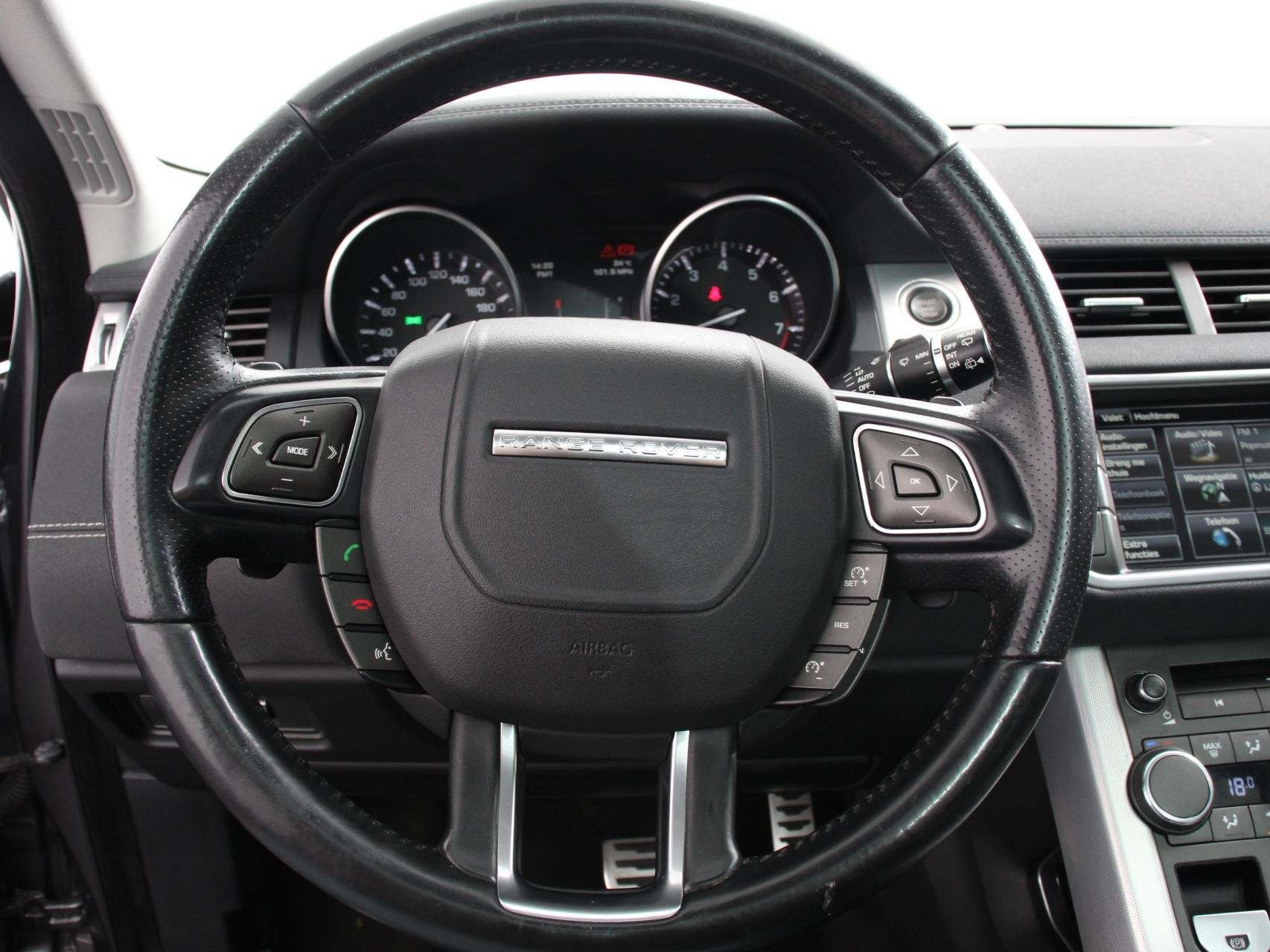 Land Rover Range Rover Evoque 2.0 Si 4WD Prestige Cruise con, Auto's, Land Rover, Euro 5, Zwart, Leder, Bedrijf