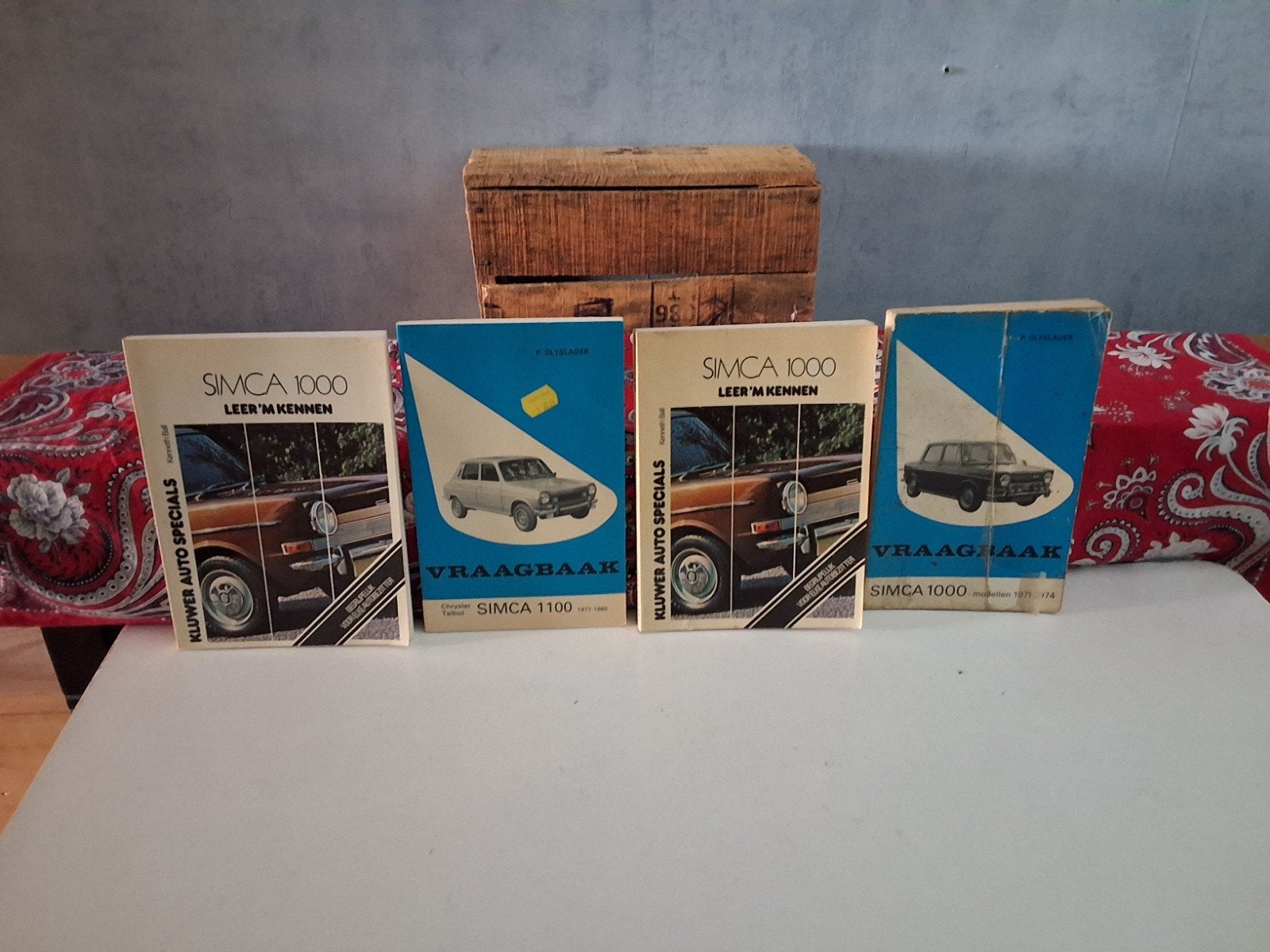 Instructie boeken KLUWER SIMCA 1000 & SIMCA 1100, Ophalen of Verzenden