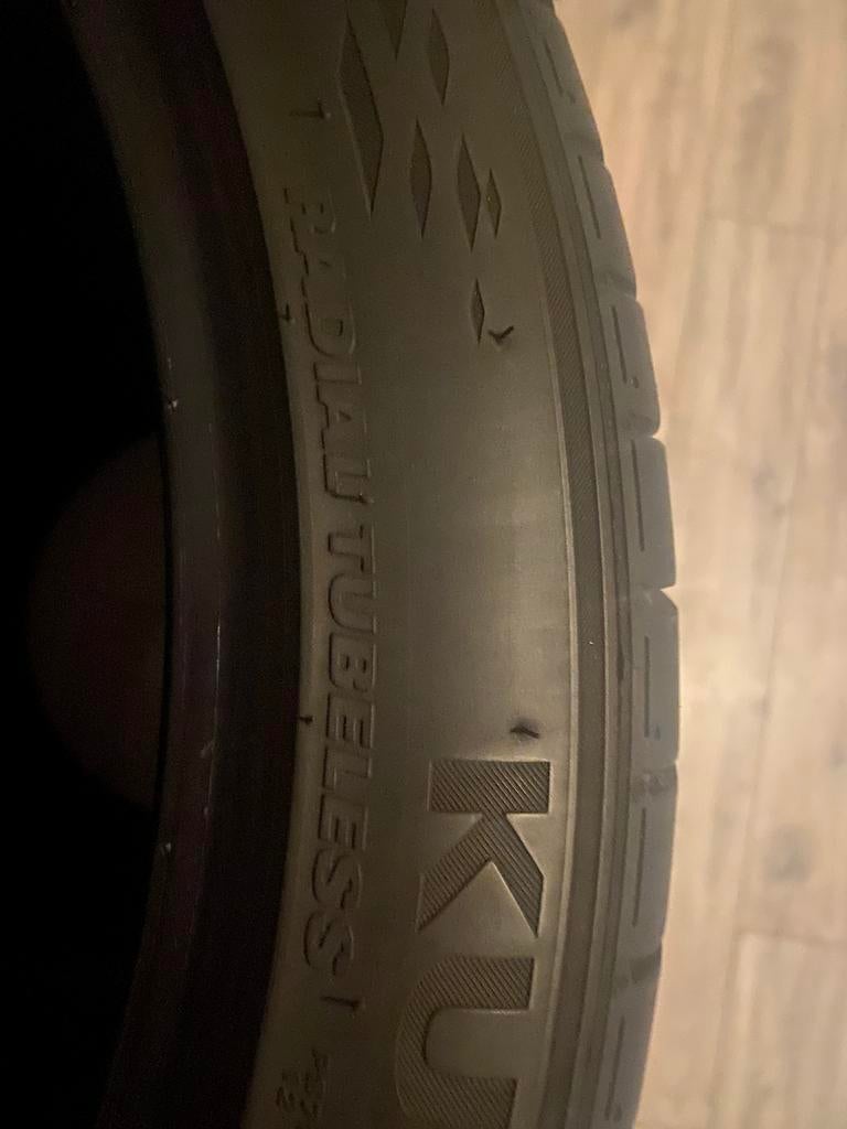 Zomerbanden Tesla model X 22inch - 4 x Kumho zomerbanden, Ophalen, Gebruikt, 285 mm, Overige maten