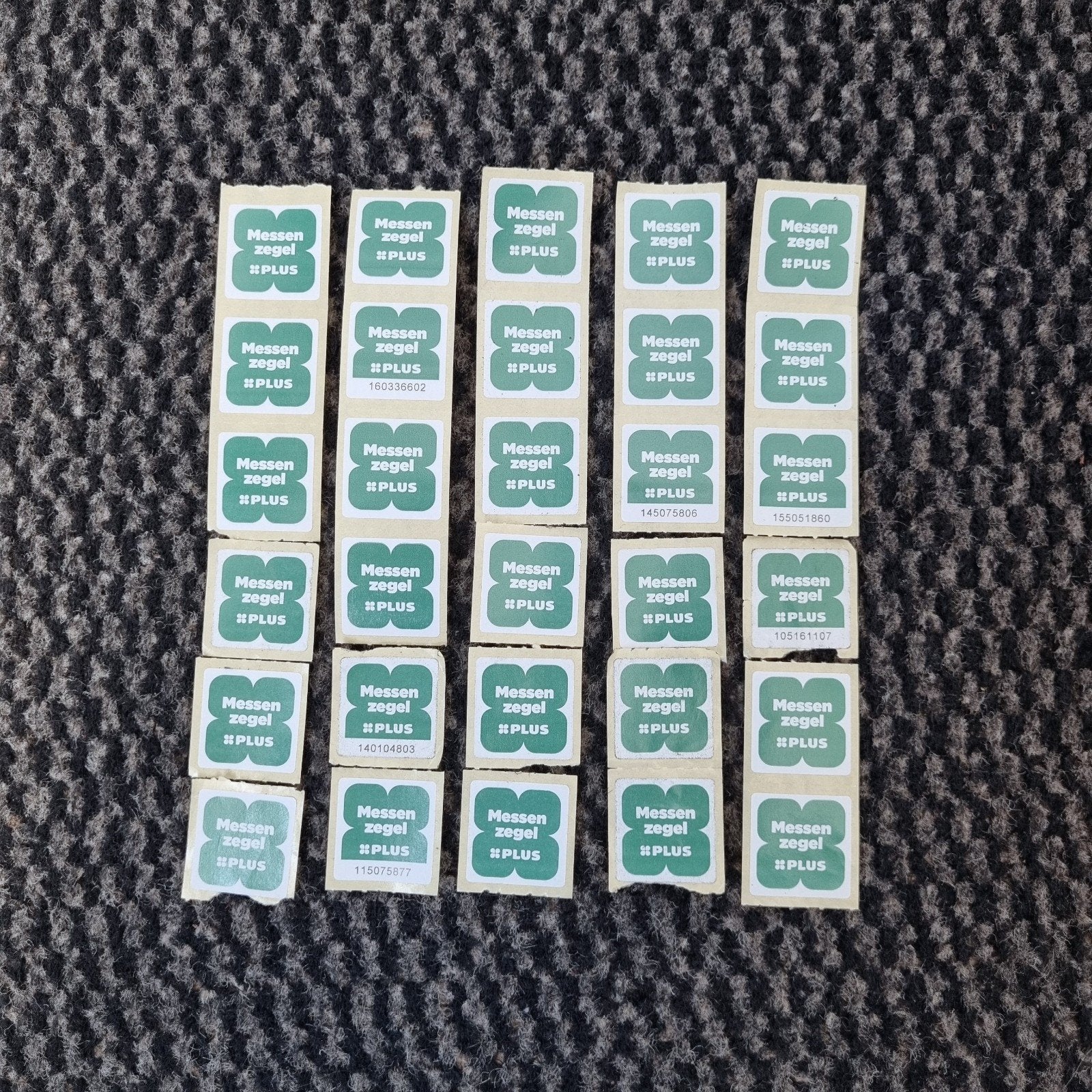 Plus messen zegels, Verzamelen, Supermarktacties, Plus, Ophalen of Verzenden