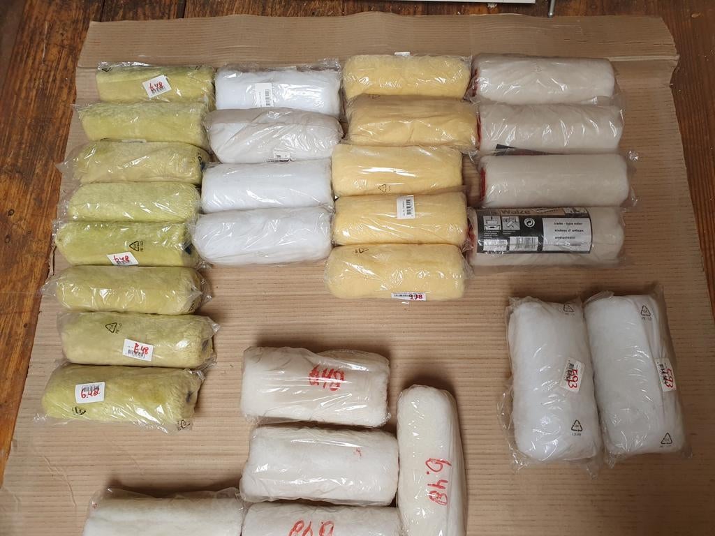 28 stuks nieuwe muurverf roller verf magazijnopruiming, Doe-het-zelf en Verbouw, Ophalen of Verzenden, Nieuw, Wit