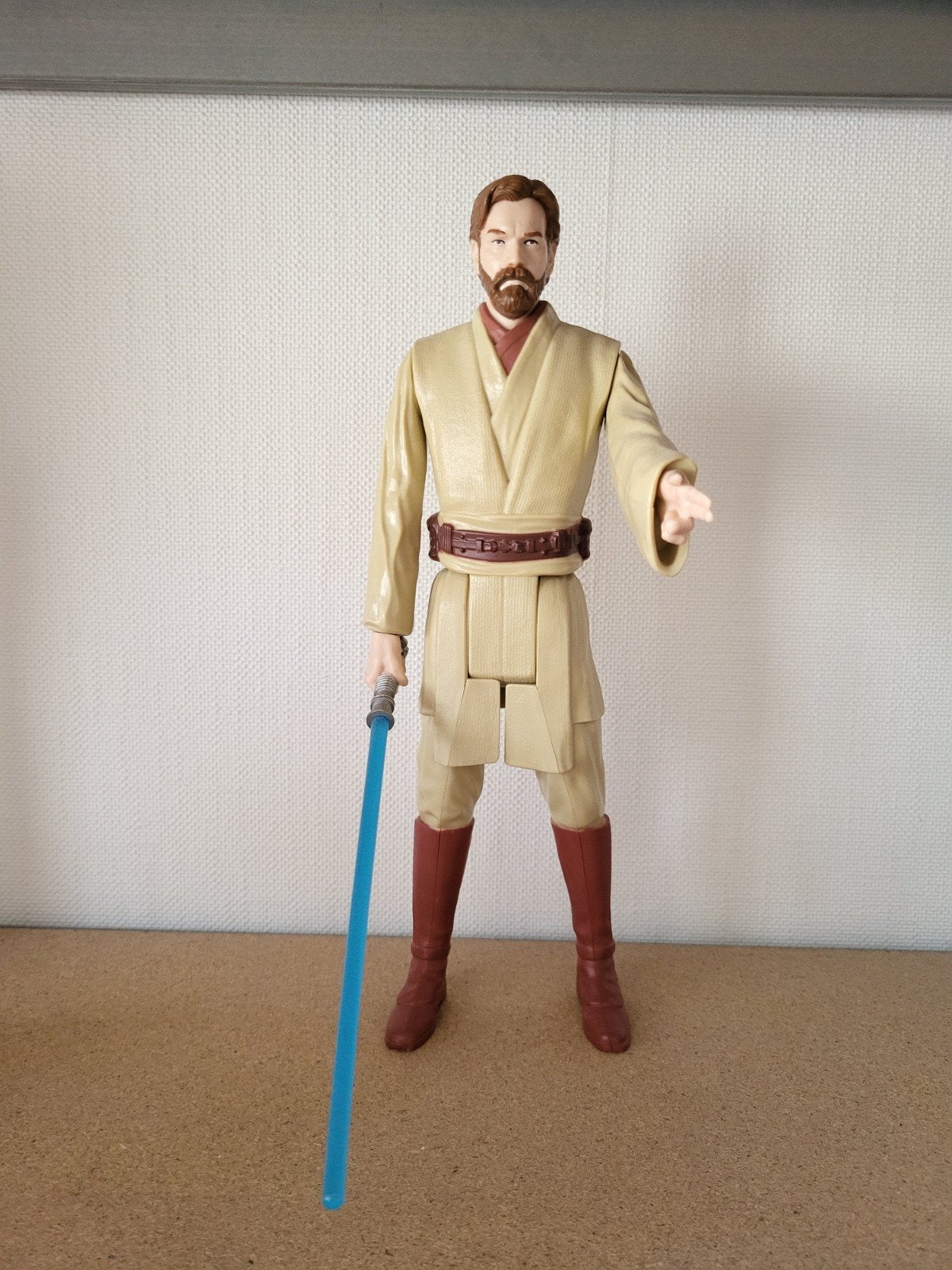 Star Wars Obi-Wan Kenobi actiefiguur met lichtzwaard, Verzamelen, Star Wars, Ophalen of Verzenden, Gebruikt, Actiefiguurtje