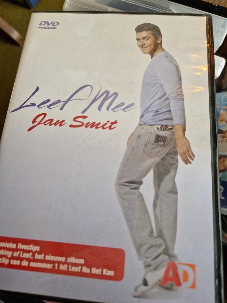 Jan Smit - Leef Mee DVD (Inclusief 3D-bril), Alle leeftijden, Ophalen of Verzenden, Zo goed als nieuw