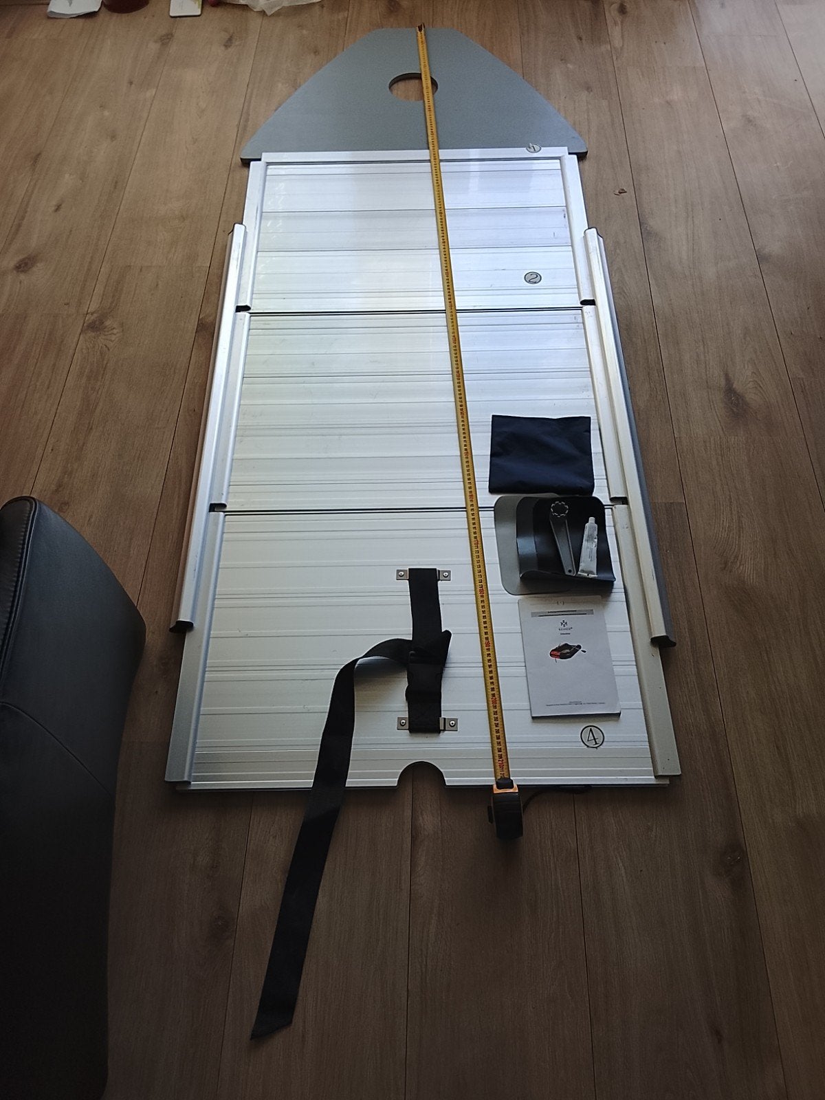 Kesser Alu vloer rubberboot 210cm zgan, Verzenden, Kesser, ., .