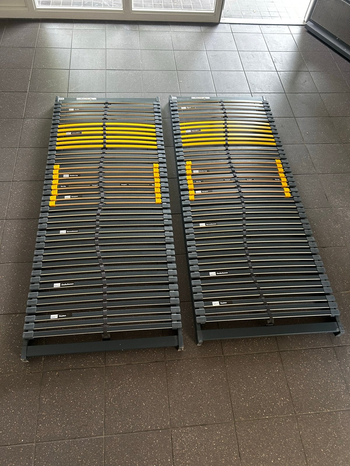 2x Lattenbodem Bossflex 600 (80x200 cm), Gebruikt, Tweepersoons, Ophalen of Verzenden, 80 cm