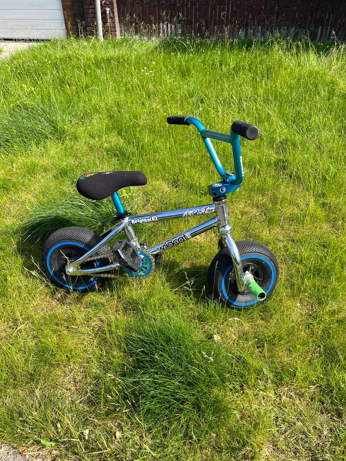 Wildcat Mini BMX - Zo goed als nieuw, Fietsen en Brommers, Staal, Velgrem, Ophalen of Verzenden, Voetsteunen
