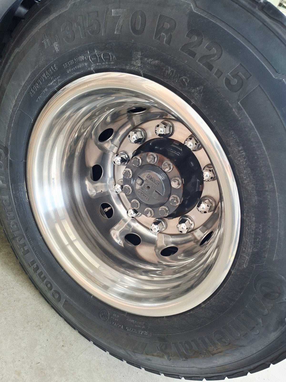 Chrome wielschalen en ringen Daf 105/106, Auto-onderdelen, Vrachtwagen-onderdelen, Ophalen, Gebruikt, DAF, Ophanging en Onderstel