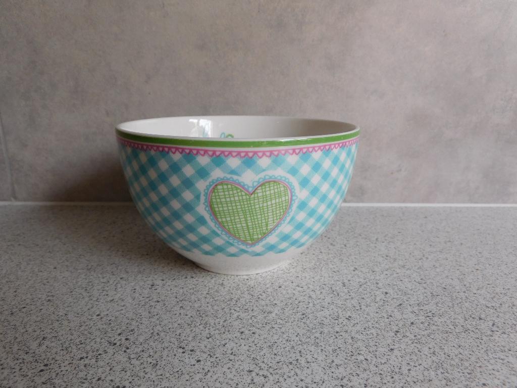 Kom 12,5 cm. Blauw Ruit Lofjuuw, Ophalen of Verzenden, Zo goed als nieuw, Kom(men), Overige stijlen