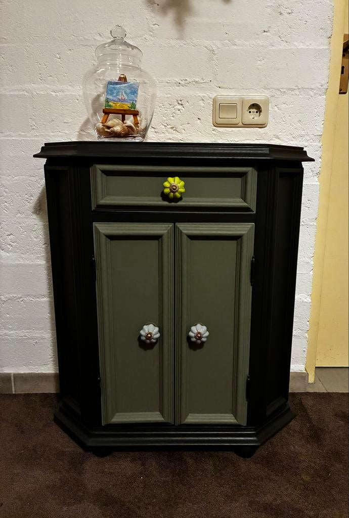 Kastje met lade en 2 deurtjes Gerestyled, Huis en Inrichting, Ophalen, Zo goed als nieuw