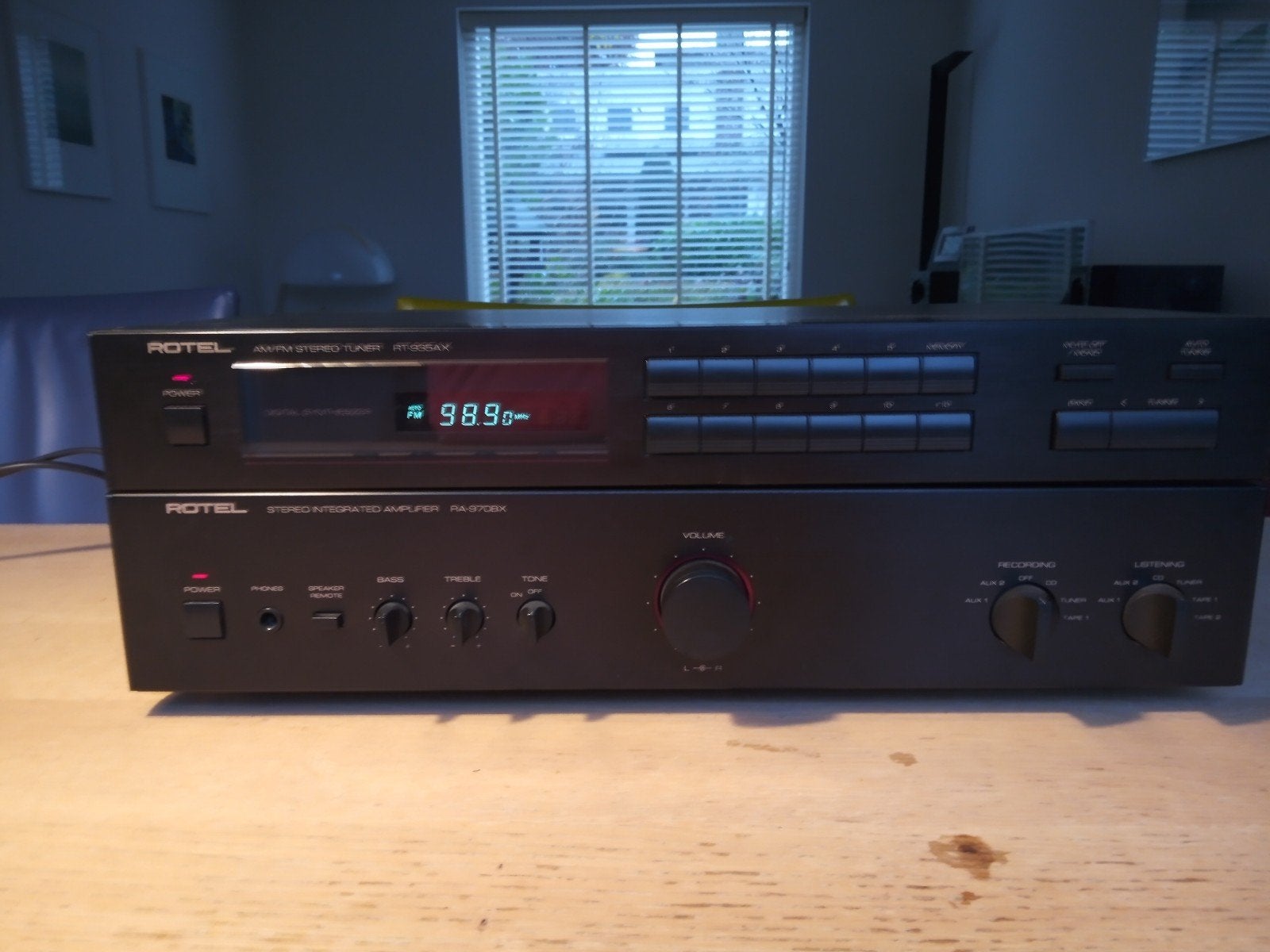 Rotel tuner en een versterker, Ophalen, Zo goed als nieuw, 120 watt of meer, Overige merken