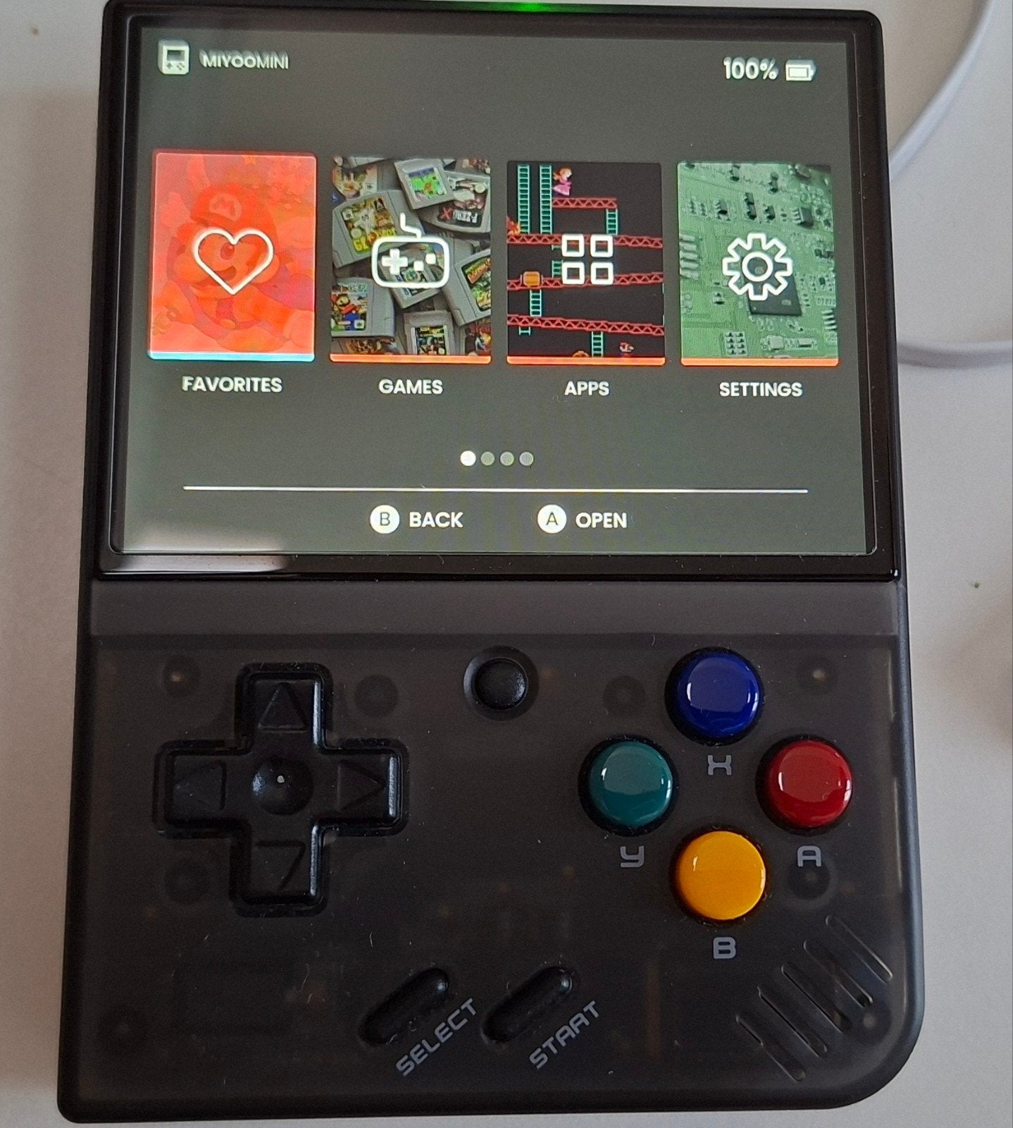 Miyoo Mini Plus – OnionOS – 128GB Samsung – JBL T110, Ophalen of Verzenden, Miyoo, Zo goed als nieuw