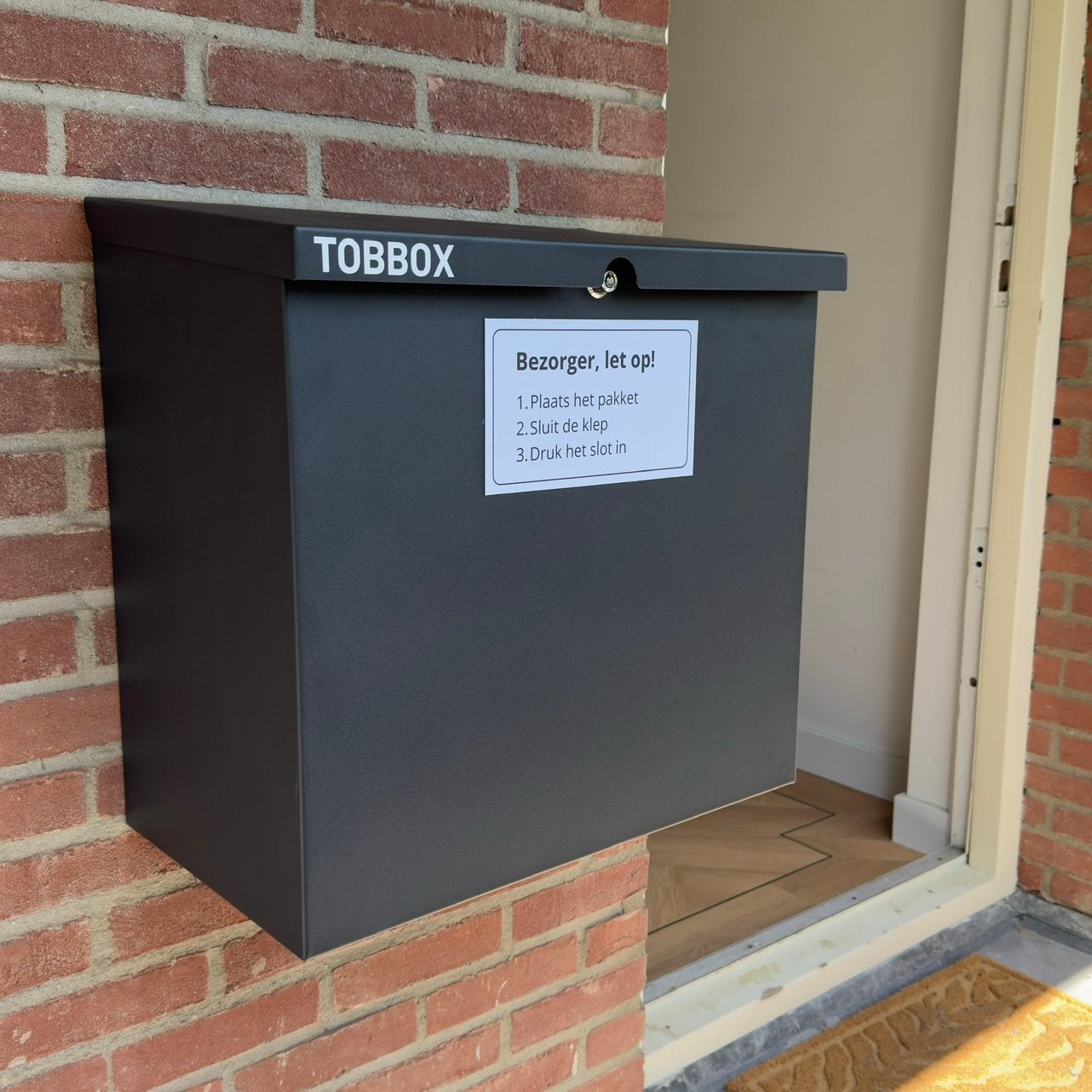 Pakketbrievenbus XL - Altijd Thuis Voor Je Pakketten! 📦, Staal, Ophalen of Verzenden, Nieuw, Tobbox