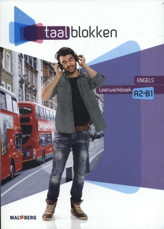 Taalblokken Engels - Leerwerkboek A2-B1 | Malmberg, Verzenden, Malmberg, Zo goed als nieuw, MBO