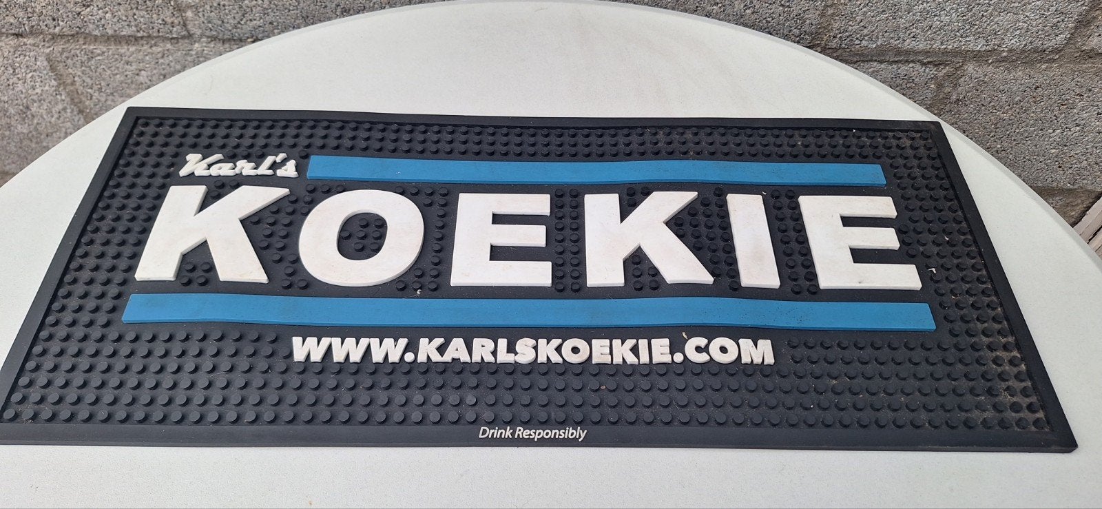 Karl's koekie shotjes barmat 26x60 cm (17426), Gebruikt, Gebruiksvoorwerp, ., Ophalen of Verzenden