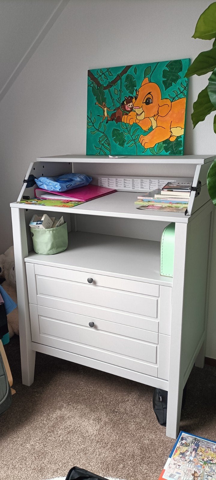 Ikea Sundvik Commode - Wit, Kinderen en Baby's, Ophalen, 50 tot 70 cm, Zo goed als nieuw, 75 tot 100 cm