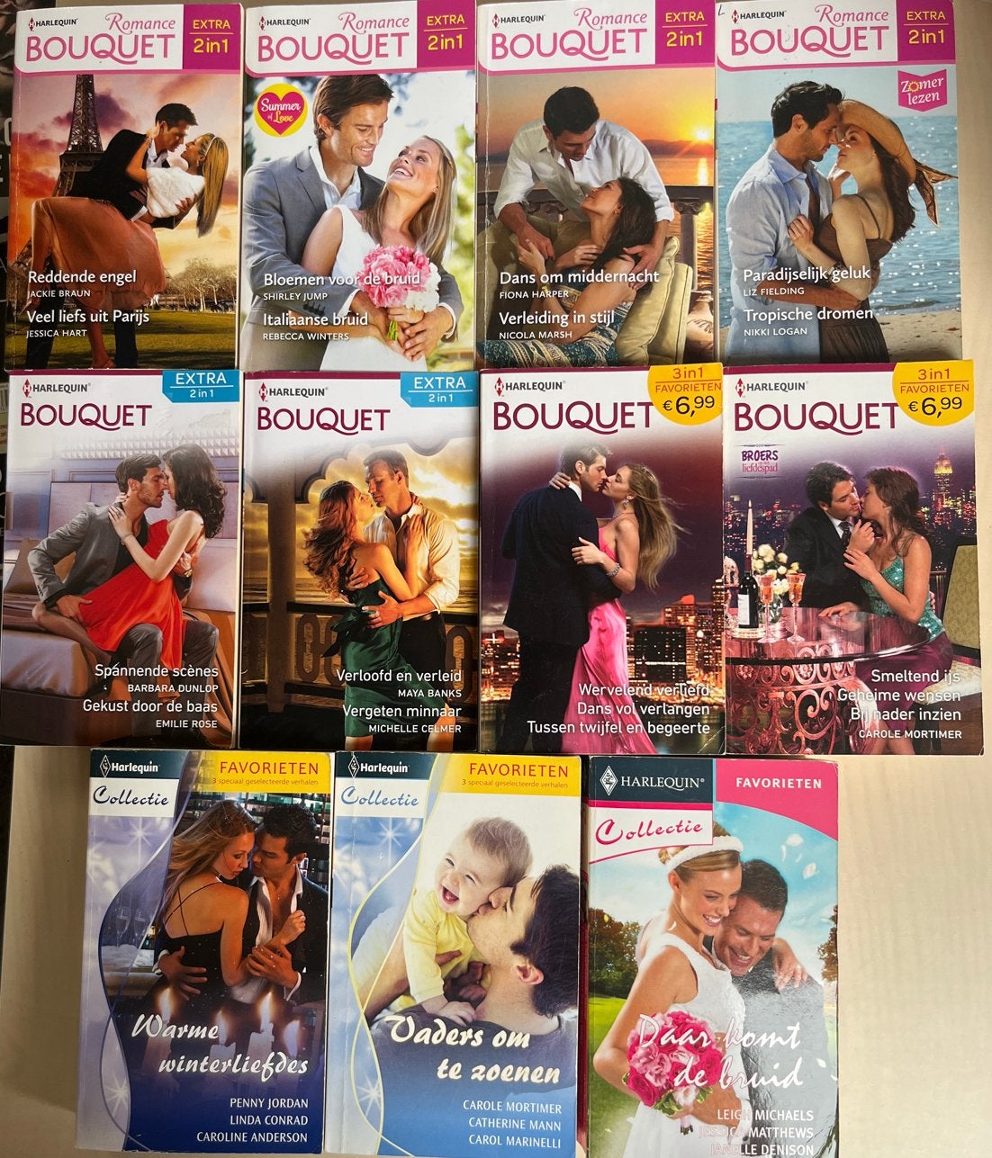 Partij Harlequin Bouquet , 27 verhalen, Ophalen of Verzenden, Zo goed als nieuw, Nederland