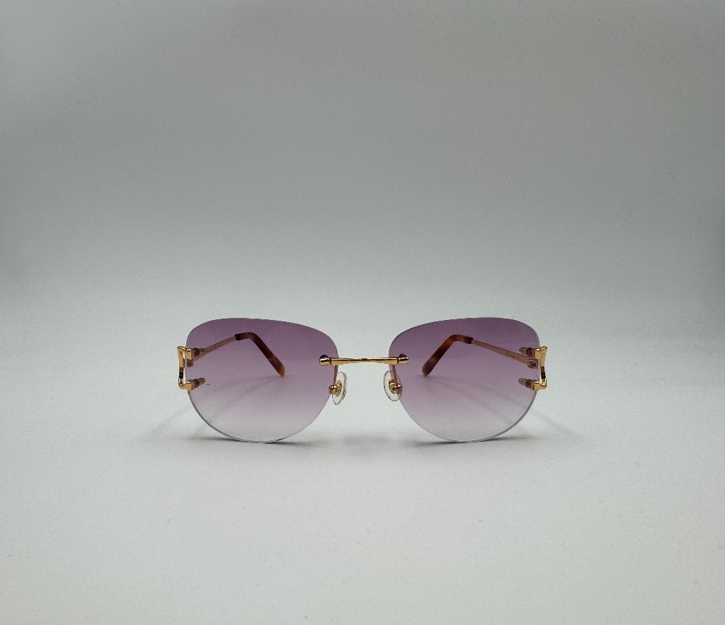Cartier oval bril paars, Overige merken, Paars, Nieuw, Ophalen of Verzenden