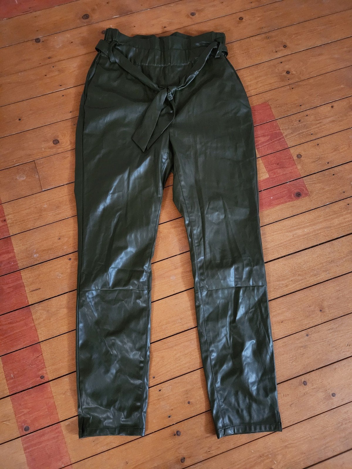 Dante 6 Duncan Broek Vegan Leer Donker Groen Skinny, Kleding | Dames, Broeken en Pantalons, Dante 6, Ophalen of Verzenden, Maat 36 (S)
