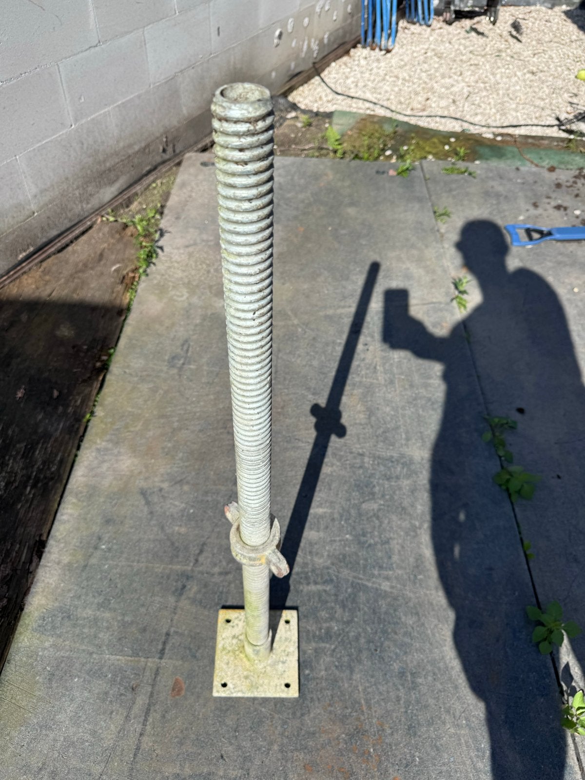 Verstelbare Steiger Spindel 5 stuks - Gebruikt, Ophalen of Verzenden, Gebruikt, Overige typen, Minder dan 2 meter