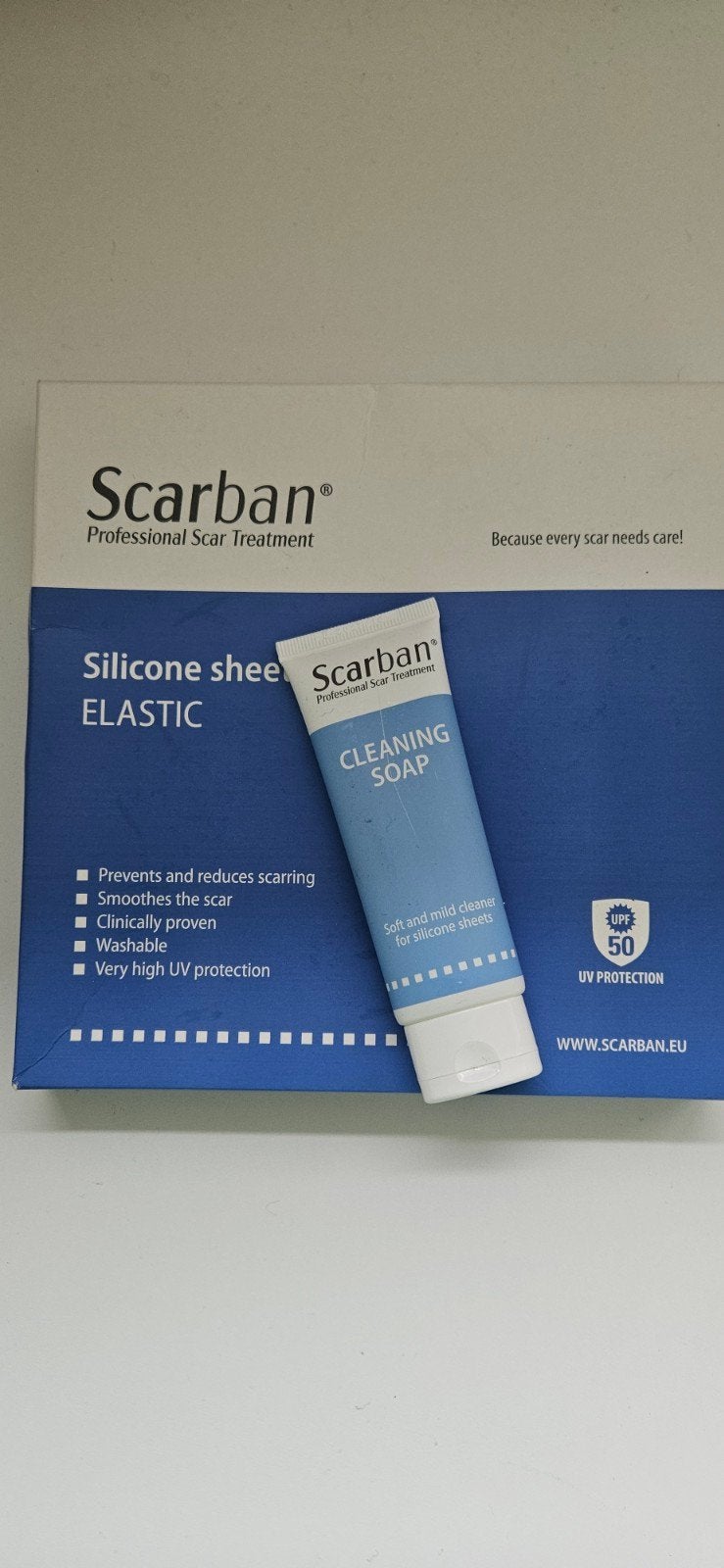 Scarban Professionele Littekenbehandeling met Reinigingszeep, Ophalen of Verzenden