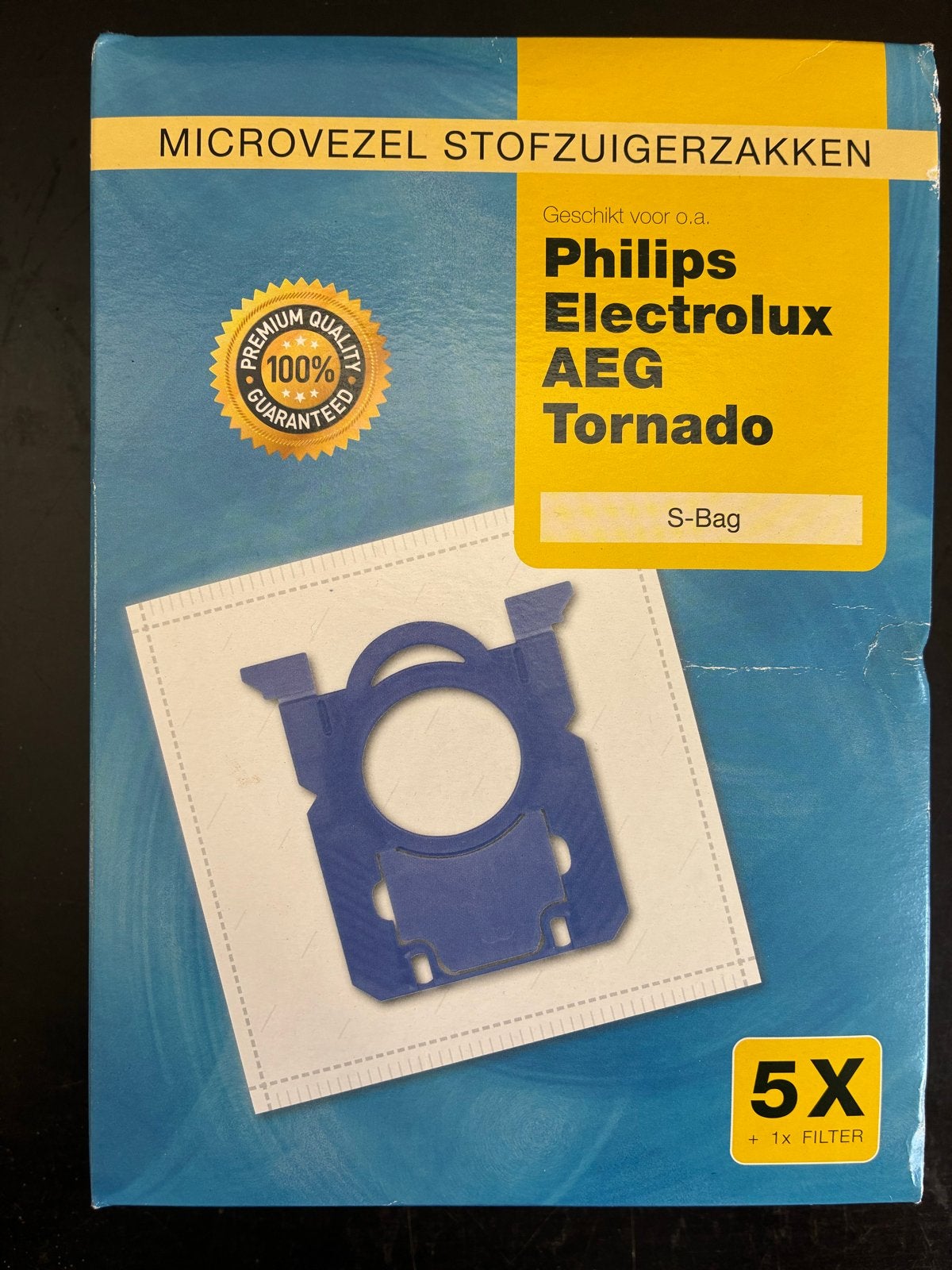 Nieuwe Microvezel Stofzuigerzakken - S-Bag (5 stuks), Inclusief accessoires, Philips, Overige typen, Nieuw