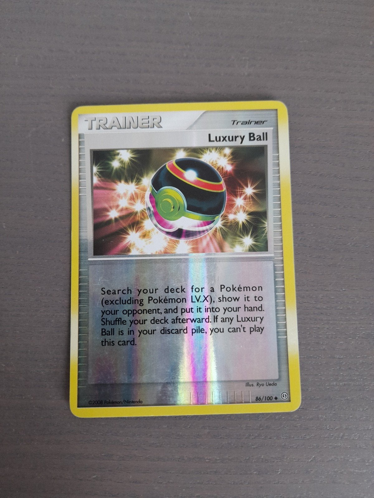 Stormfront 86/100 luxury ball reverse, Ophalen of Verzenden, Gebruikt, Losse kaart, Foil
