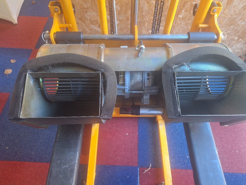 Ventilatoren voor o a Warmtegordijn, Ophalen of Verzenden, Gebruikt, Overige
