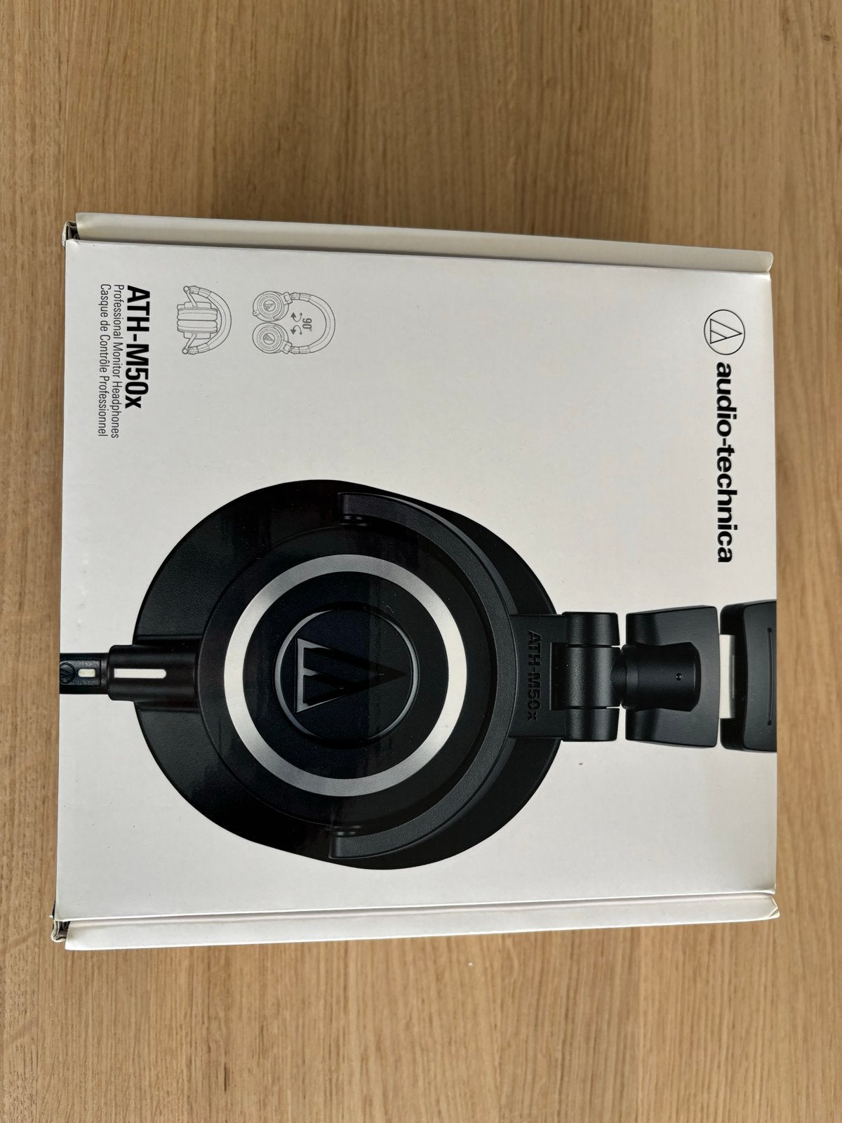 Audio-Technica ATH-M50x Koptelefoon Hoofdtelefoon, Overige merken, Ophalen of Verzenden, Zo goed als nieuw, Zwart