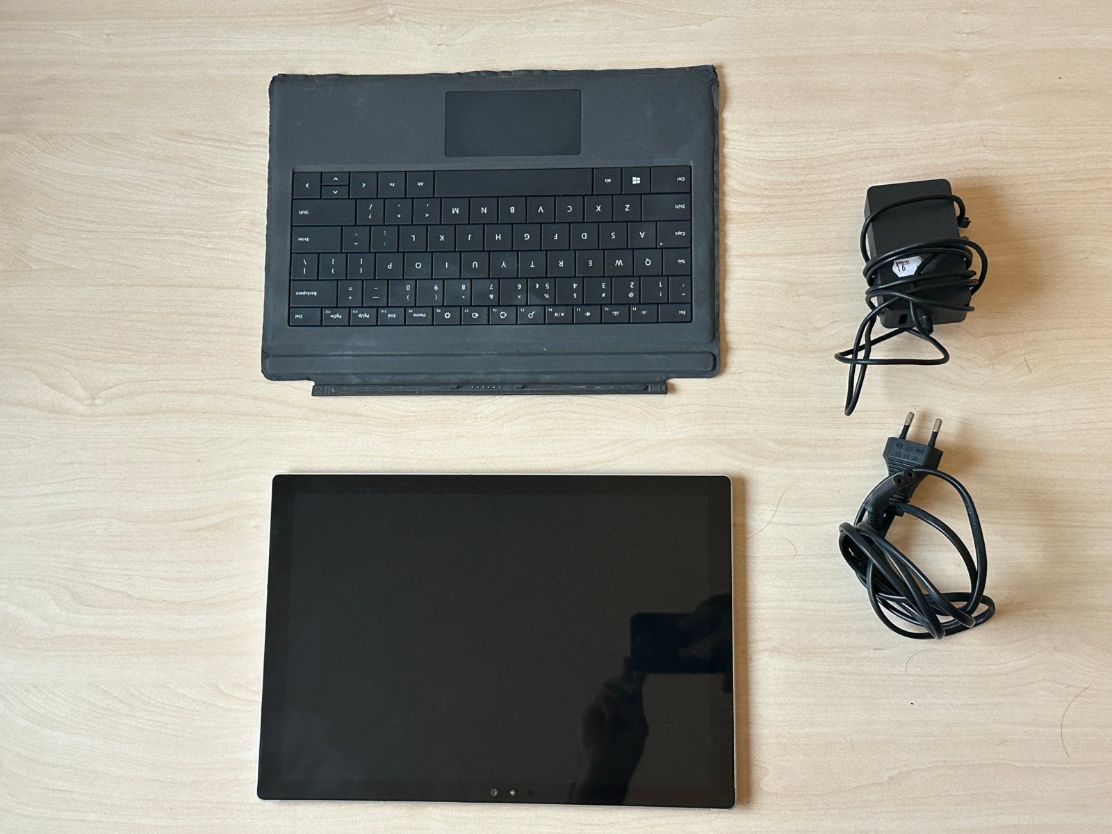 Microsoft Surface Pro 4 - 128GB met toetsenbord en lader, 12 inch, Ophalen of Verzenden, 128 GB, Wi-Fi