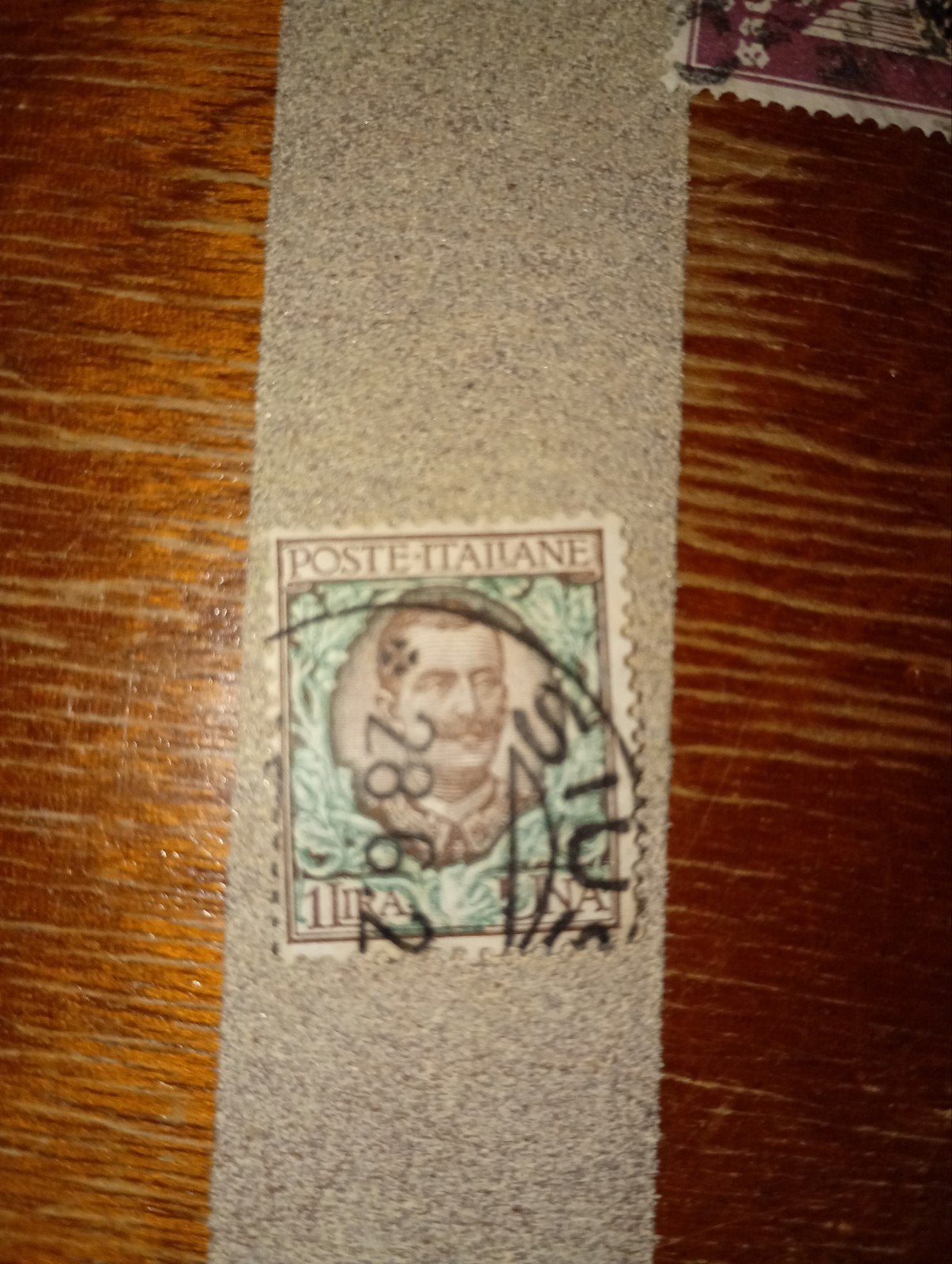 Gestempelde Italiaanse postzegel 1 Lira, Met stempel, Frankeerzegel, Ophalen of Verzenden, Gestempeld