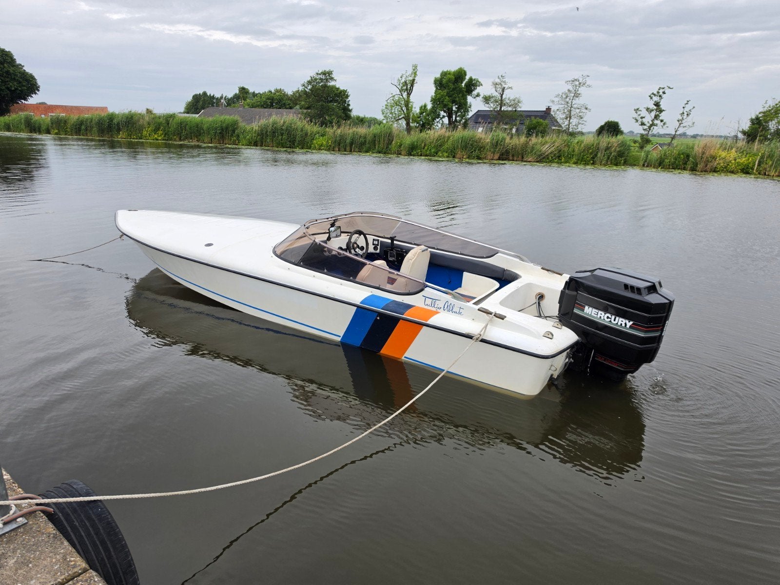 TULLIO ABBATE 21FT 200PK MERCURY 4999,- VAARKLAAR !i, 10 m, Gebruikt, Diesel, 2.00 meter