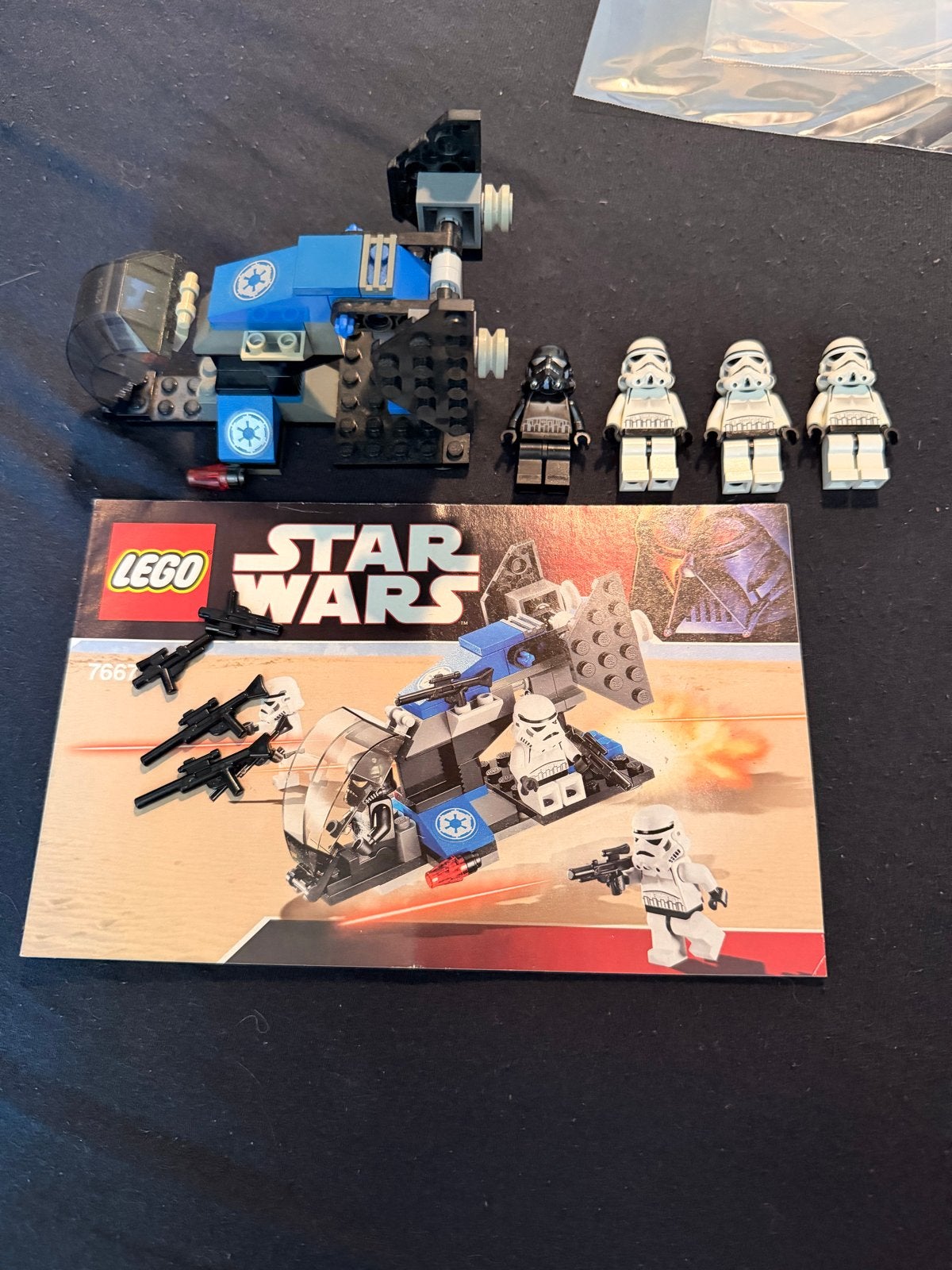 9x LEGO Star Wars 7667 Imperial Dropship met minifiguren, Ophalen of Verzenden, Gebruikt, Overige merken