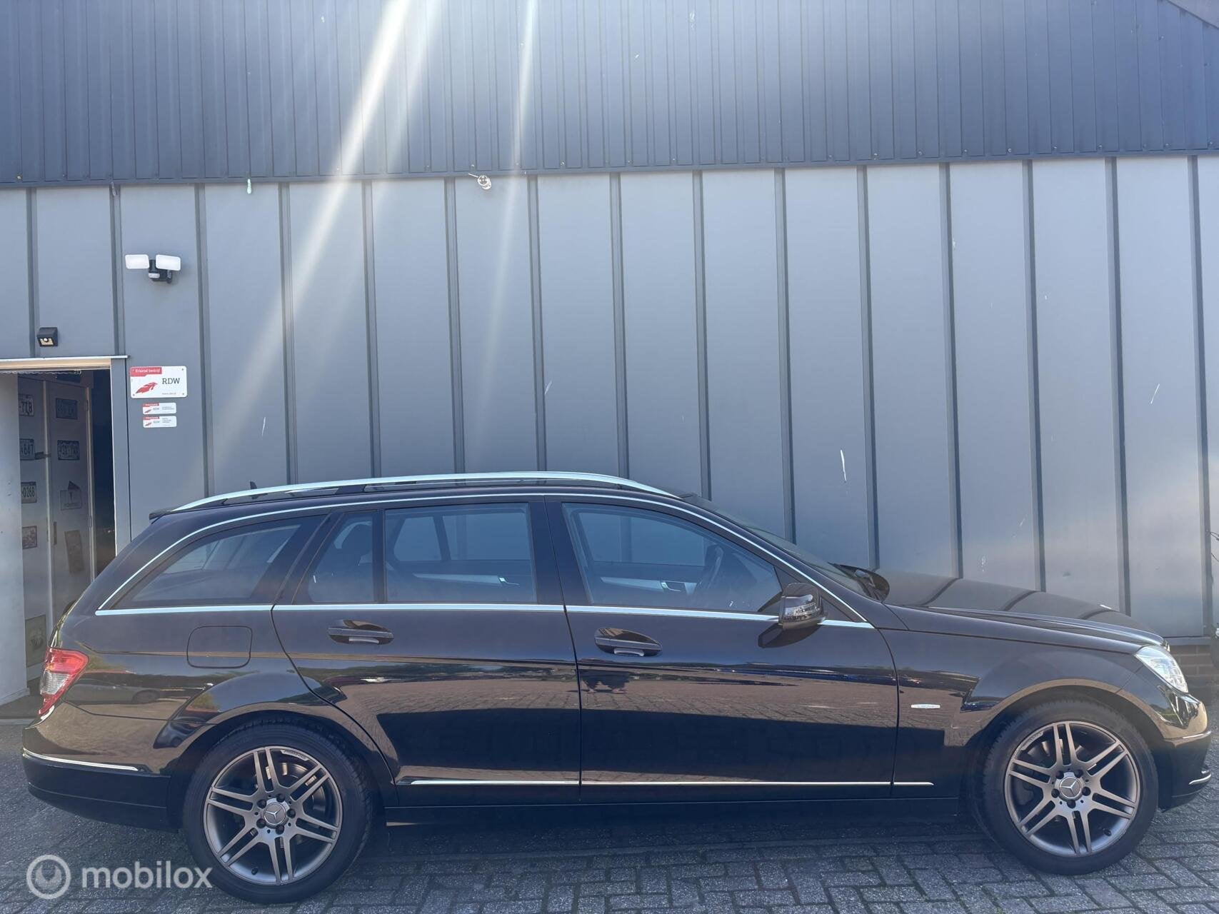 Mercedes C-klasse Estate 280 Avantgarde Automaat - Schuif/ka, Auto's, Automaat, Achterwielaandrijving, Zwart, Leder en Stof