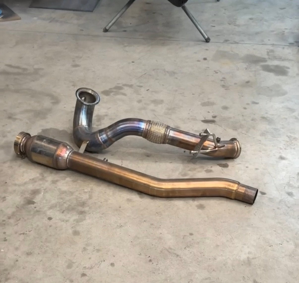 Downpipe sportcat golf 8R, Ophalen, Gebruikt, Volkswagen