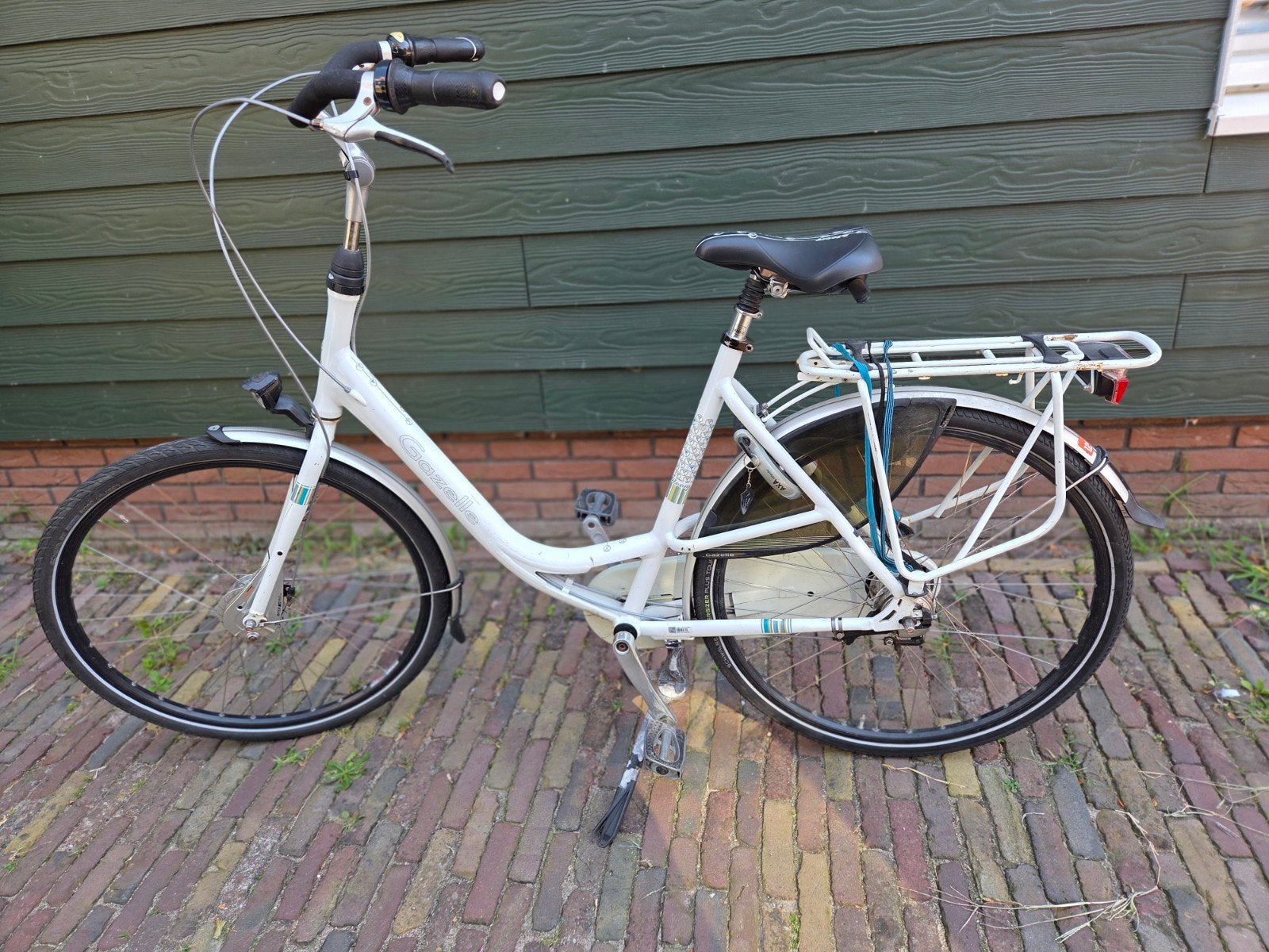 Gazelle Bloom damesfiets - wit - Framemaat 57 - 28 inch, Ophalen, Velgrem, Versnellingen, Gazelle
