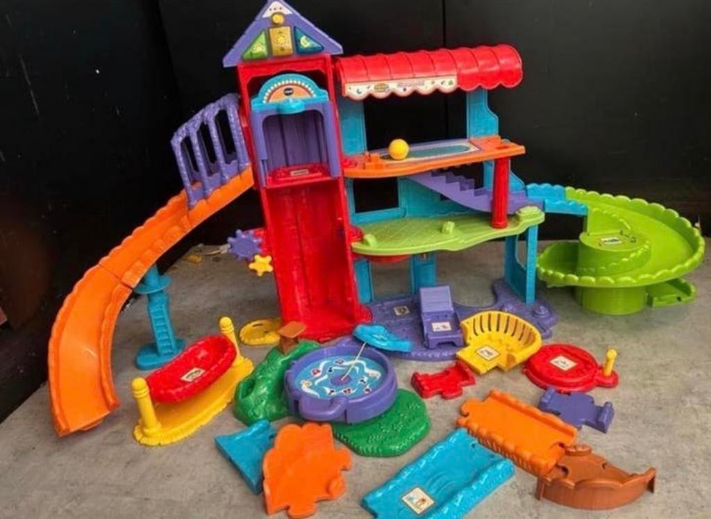 VTech Toet Toet Auto's Parkeergarage met extra's, Ophalen of Verzenden, Gebruikt, Plastic