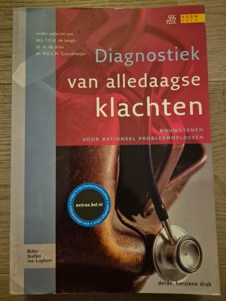 Diagnostiek van alledaagse klachten - Medisch handboek, Ophalen of Verzenden, Gelezen, Ziekte en Allergie, T.O.H. de Jongh, H. de Vries, H.G.L.M. Grundmeijer