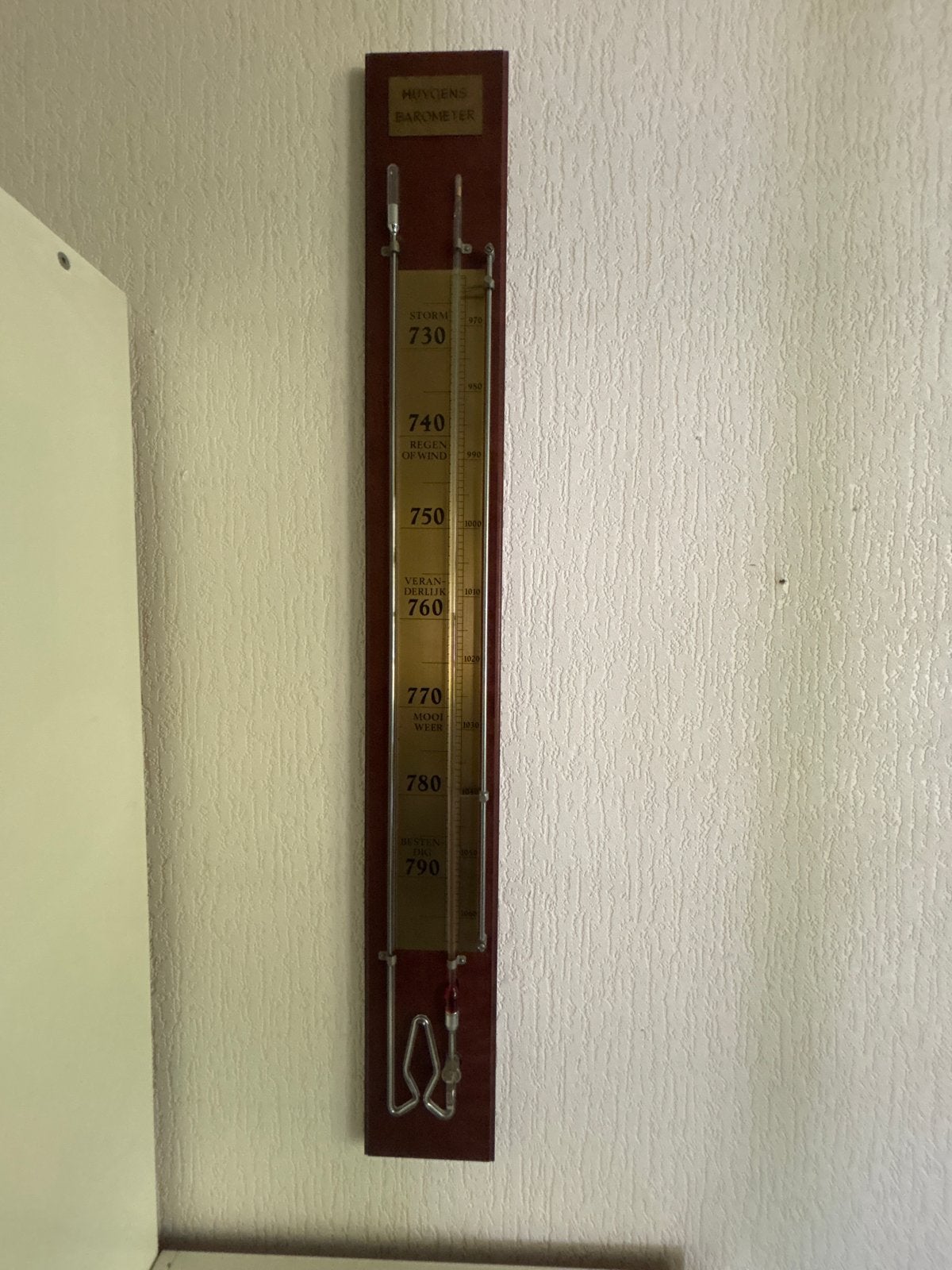 Antieke Huygens Barometer - Anno 1672, Ophalen of Verzenden, Zo goed als nieuw, Barometer