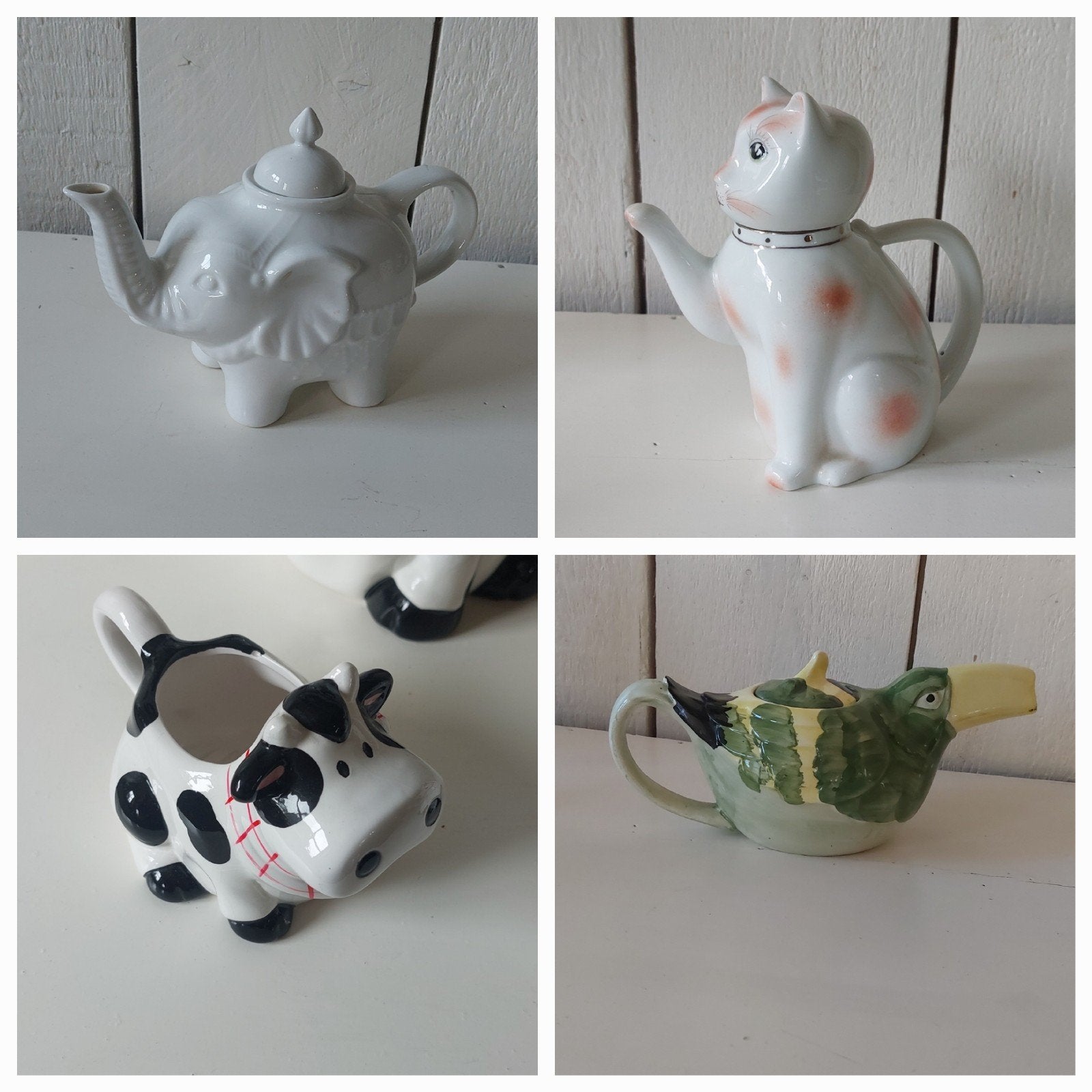 Diverse theepotjes in allerlei vormen. Los te koop theepot, Ophalen of Verzenden