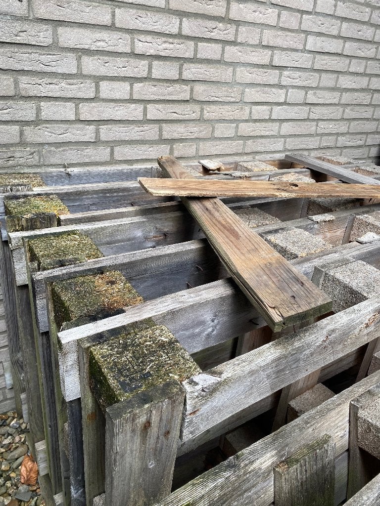 Houten pallets brandhout, Ophalen, Overige houtsoorten, Minder dan 200 cm, Pallet