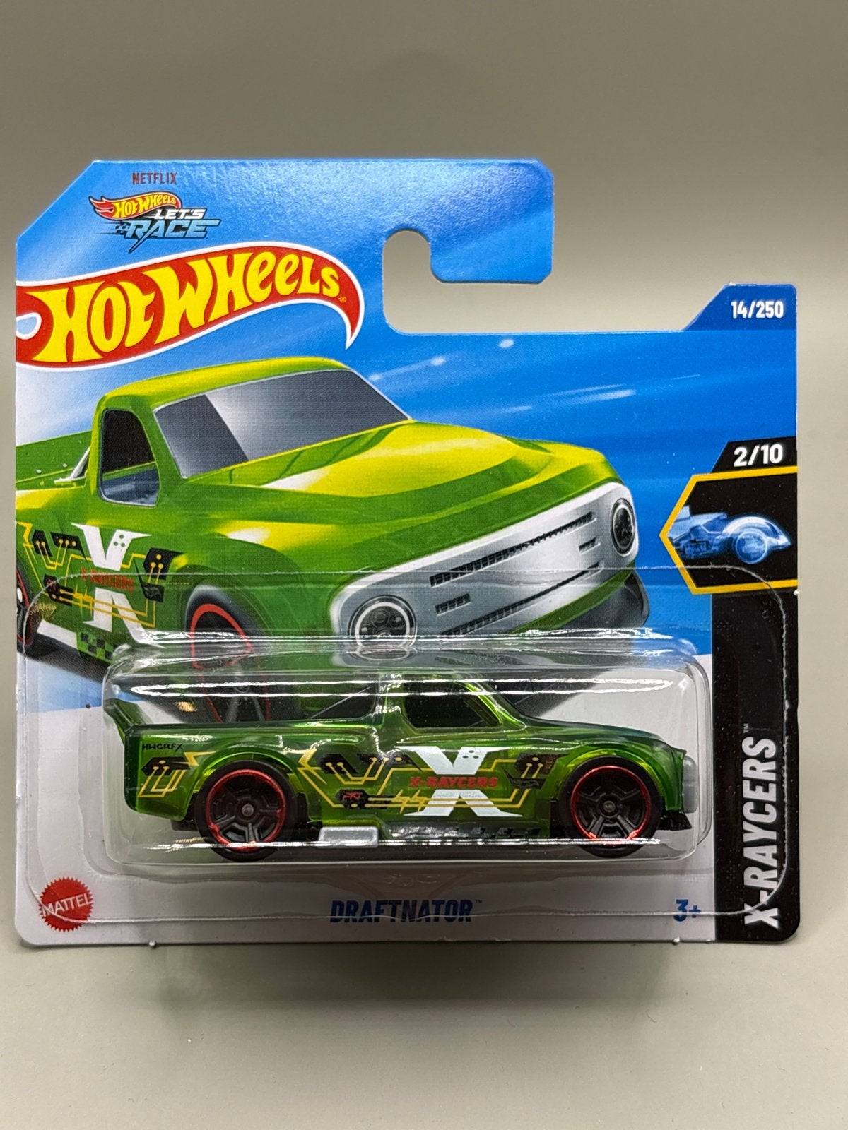 Hot Wheels 2025 Draftnator X-Raycers 14/250 Netflix